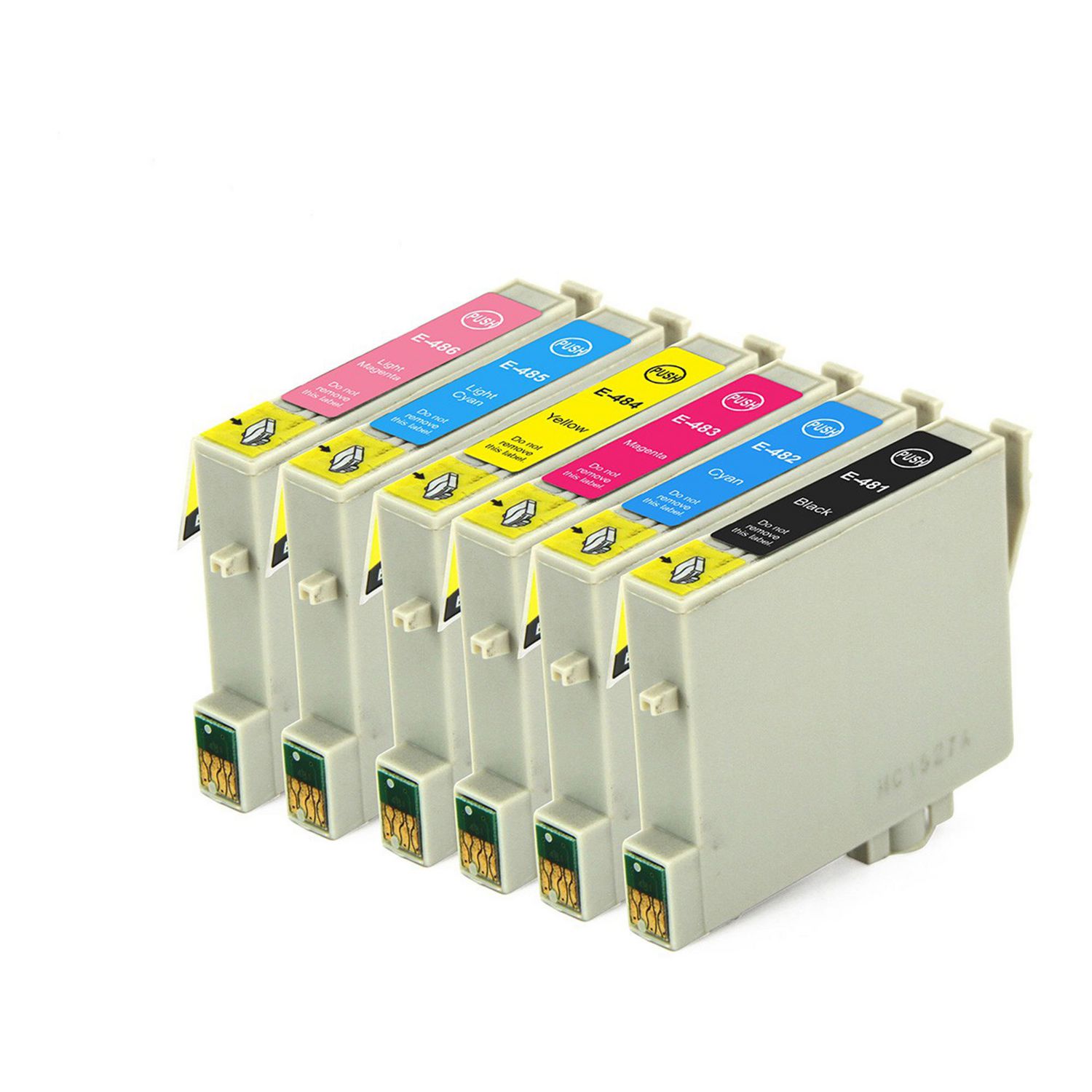 6 Ink Cartridge Compatible Epson 48 T048 XL (CMYKLCLM)