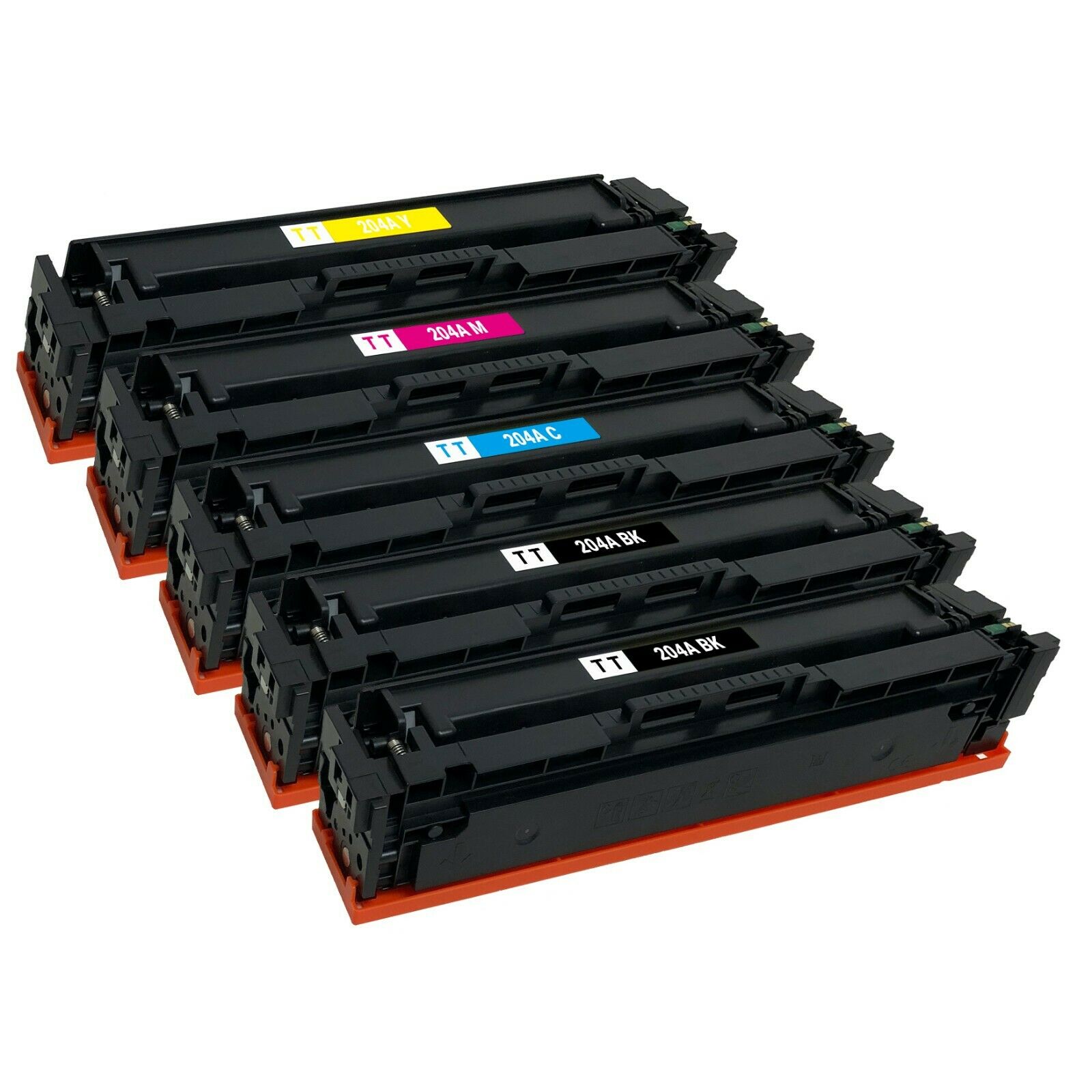 5 Toner Cartridge Compatible HP 204A (CF510A CF511A CF512A CF513A) CMYK