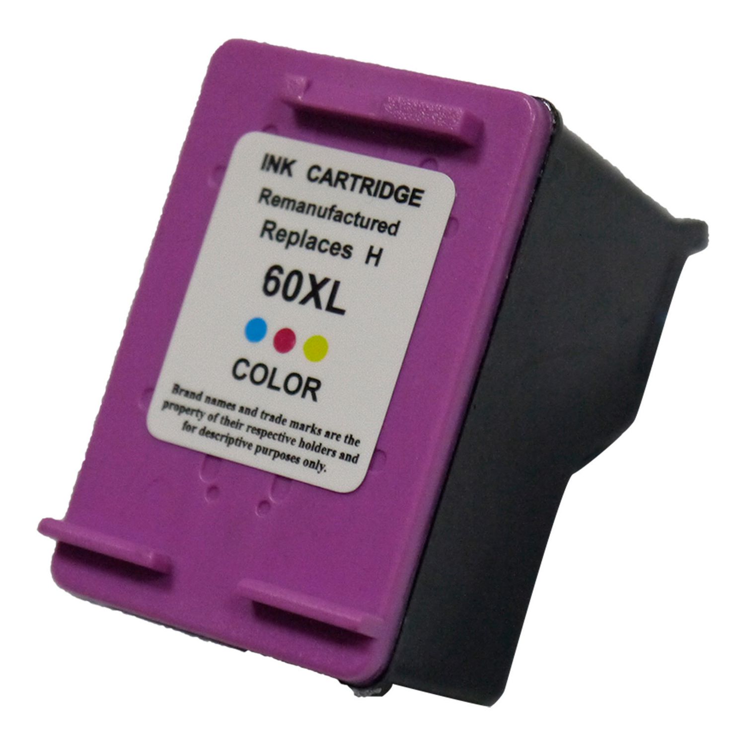 Ink Cartridge Compatible HP 60XL XXL (CC644WN) Tri-Color