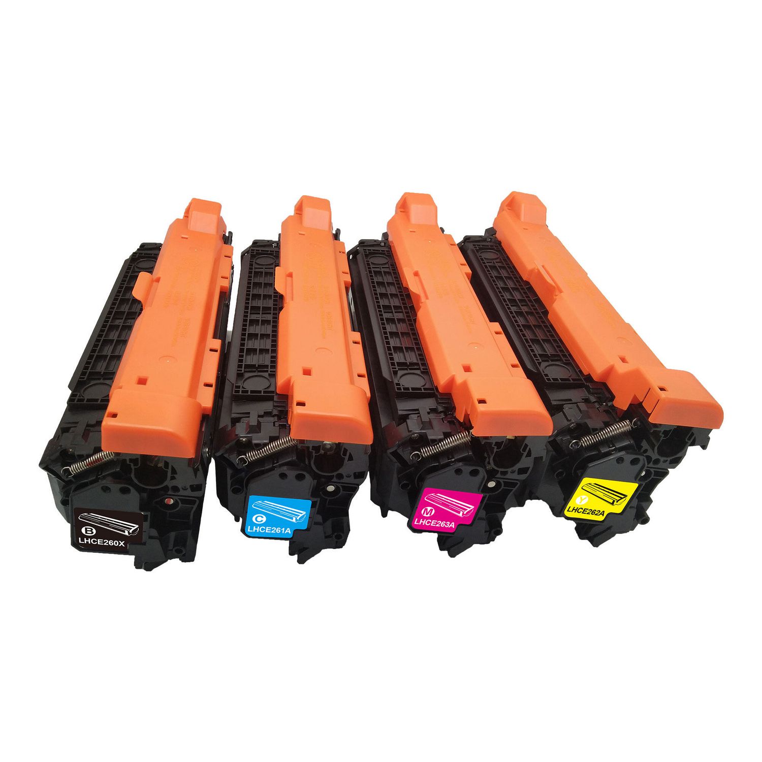 4 Cartouche Laser Compatible HP 649X 648A CE260X CE261A CE262A CE263A